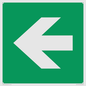 SV11731: E913 Safe condition: Left arrow (90 deg supplimentary)
