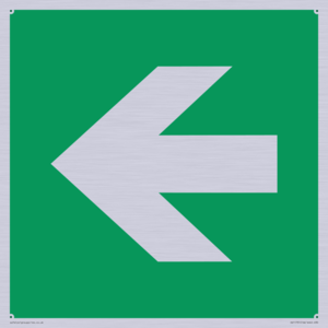 SV11731: E913 Safe condition: Left arrow (90 deg supplimentary)