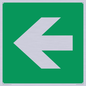 SV11731: E913 Safe condition: Left arrow (90 deg supplimentary)