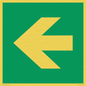 SV11731: E913 Safe condition: Left arrow (90 deg supplimentary)