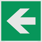 SV11731: E913 Safe condition: Left arrow (90 deg supplimentary)