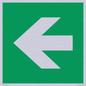 SV11731: E913 Safe condition: Left arrow (90 deg supplimentary)