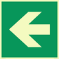 SV11731: E913 Safe condition: Left arrow (90 deg supplimentary)