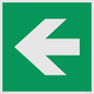 SV11731: E913 Safe condition: Left arrow (90 deg supplimentary)