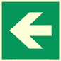 SV11731: E913 Safe condition: Left arrow (90 deg supplimentary)