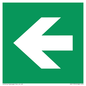SV11731: E913 Safe condition: Left arrow (90 deg supplimentary)