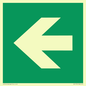 SV11731: E913 Safe condition: Left arrow (90 deg supplimentary)