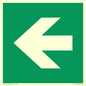SV11731: E913 Safe condition: Left arrow (90 deg supplimentary)