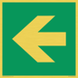 SV11731: E913 Safe condition: Left arrow (90 deg supplimentary)