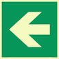 SV11731: E913 Safe condition: Left arrow (90 deg supplimentary)