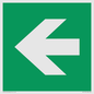 SV11731: E913 Safe condition: Left arrow (90 deg supplimentary)