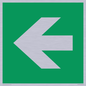 SV11731: E913 Safe condition: Left arrow (90 deg supplimentary)