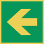 SV11731: E913 Safe condition: Left arrow (90 deg supplimentary)
