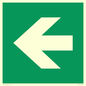 SV11731: E913 Safe condition: Left arrow (90 deg supplimentary)
