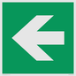 SV11731: E913 Safe condition: Left arrow (90 deg supplimentary)