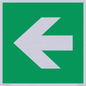 SV11731: E913 Safe condition: Left arrow (90 deg supplimentary)