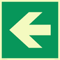 SV11731: E913 Safe condition: Left arrow (90 deg supplimentary)