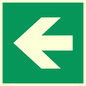 SV11731: E913 Safe condition: Left arrow (90 deg supplimentary)