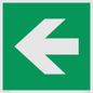 SV11731: E913 Safe condition: Left arrow (90 deg supplimentary)
