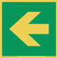 SV11731: E913 Safe condition: Left arrow (90 deg supplimentary)