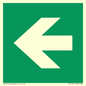 SV11731: E913 Safe condition: Left arrow (90 deg supplimentary)