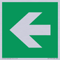 SV11731: E913 Safe condition: Left arrow (90 deg supplimentary)