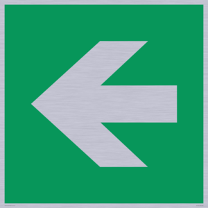 SV11731: E913 Safe condition: Left arrow (90 deg supplimentary)