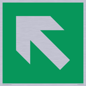 SV11733: E914 Safe condition: Up left arrow (45 deg supplimentary)