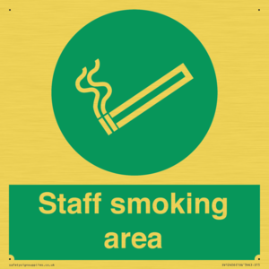 SV12406: Staff smoking area
