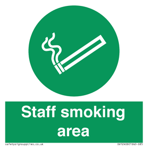 SV12406: Staff smoking area