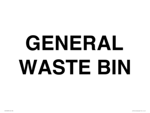 SV12428: GENERAL WASTE BIN