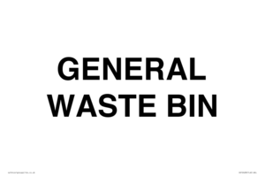 SV12428: GENERAL WASTE BIN