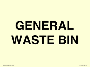SV12428: GENERAL WASTE BIN