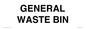 SV12428: GENERAL WASTE BIN
