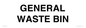 SV12428: GENERAL WASTE BIN