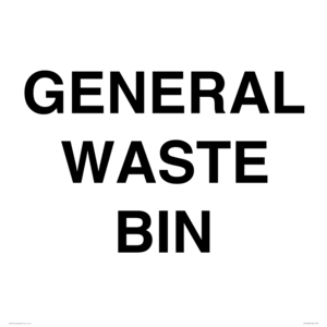 SV12428: GENERAL WASTE BIN