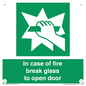 SV12920: In case of fire break glass to open door
