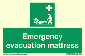 SV13784: Emergency evacuation mattress