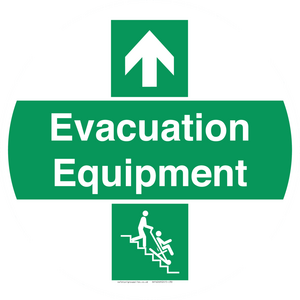 SV14249: Evacuation Equipment directional with arrows