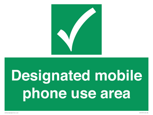 SV14701: Designated mobile phone use area