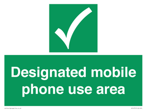 SV14701: Designated mobile phone use area