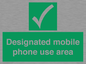 SV14701: Designated mobile phone use area