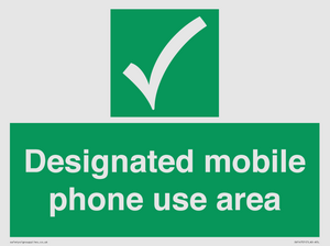 SV14701: Designated mobile phone use area