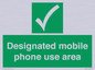 SV14701: Designated mobile phone use area