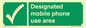 SV14701: Designated mobile phone use area