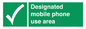 SV14701: Designated mobile phone use area