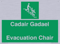 SV16381: Welsh English Bilingual Cadair Gadael / Evacuation Chair