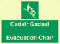 SV16381: Welsh English Bilingual Cadair Gadael / Evacuation Chair