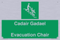 SV16381: Welsh English Bilingual Cadair Gadael / Evacuation Chair