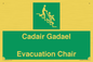 SV16381: Welsh English Bilingual Cadair Gadael / Evacuation Chair